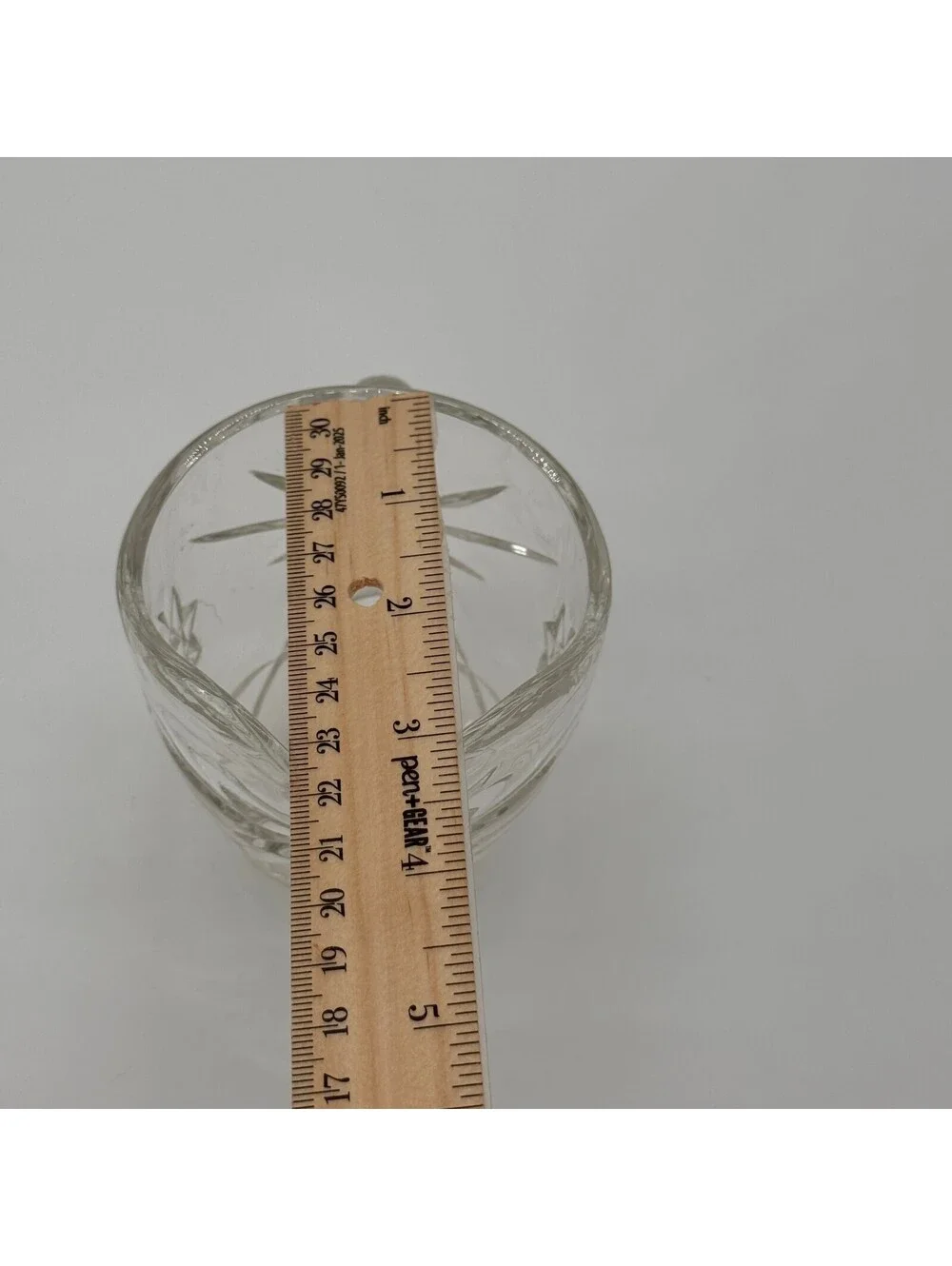 Vintage Anchor Hocking Early American Prescut Clear Glass Creamer Pitcher